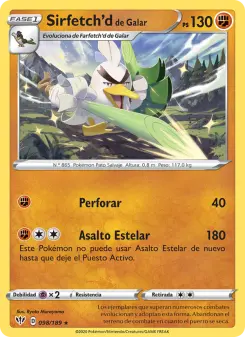 Sirfetch'd de Galar