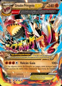 Groudon Primigenio EX