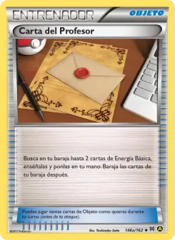 Carta del Profesor
